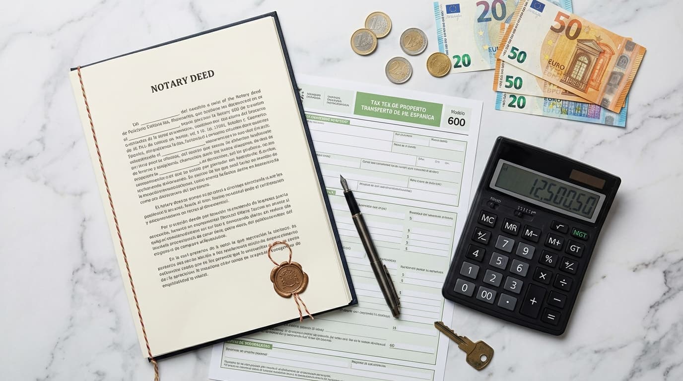 Frais achat immobilier Espagne 2026 : la liste complète (sans surprise)